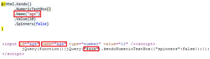 UI for ASP.NET Core A sample server-side wrapper name