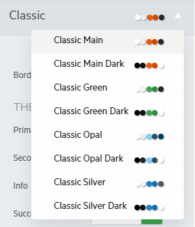 UI for ASP.NET MVC Classic Swatches