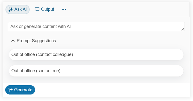 Sample Telerik UI for ASP.NET MVC AIPrompt