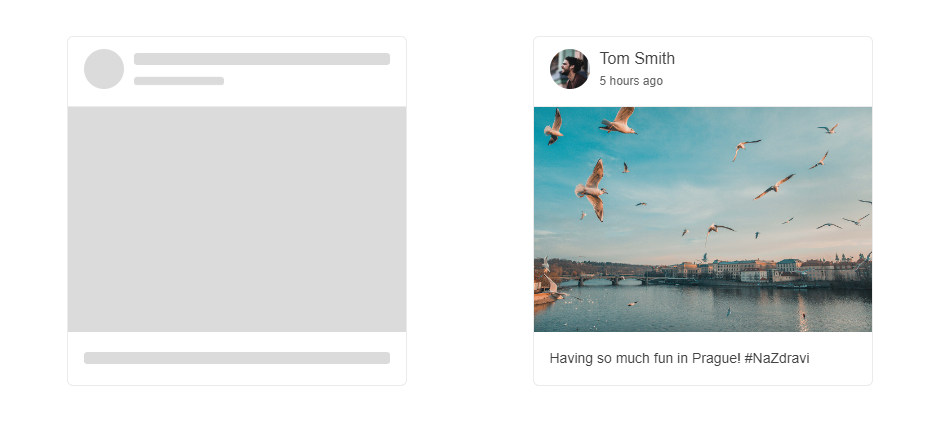 Sample Telerik UI for ASP.NET MVC SkeletonContainer