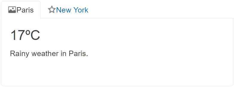 Sample Telerik UI for ASP.NET MVC TabStrip