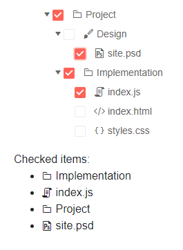 selection overview example