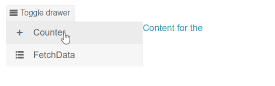 drawer push mode example