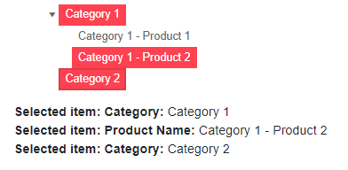 selection multiple example