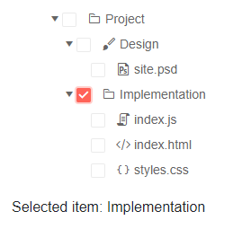 checking single node example