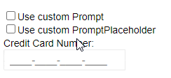 Prompt and PromptPlaceholder behavior