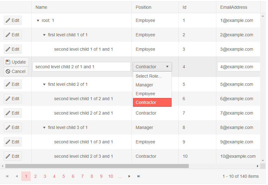 Blazor Edit Template