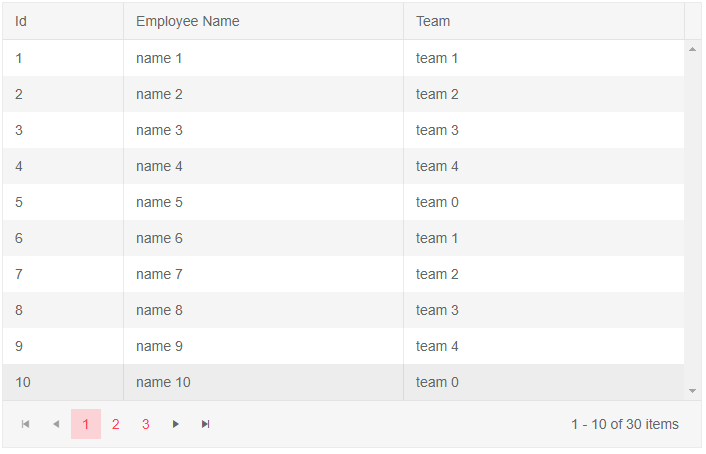 visible parameter basic example screenshot