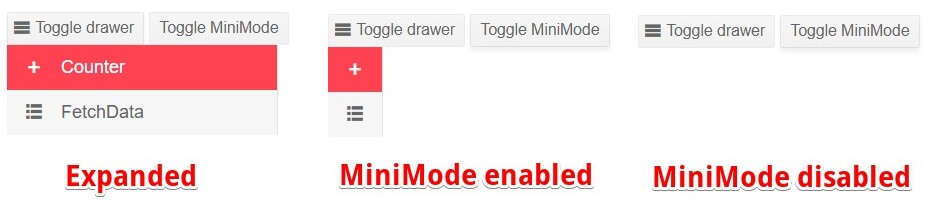 drawer expanded example