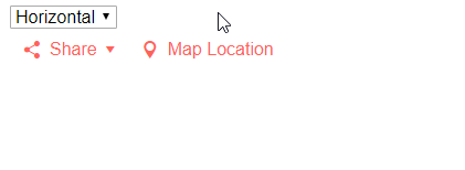 Blazor Menu Change Orientation