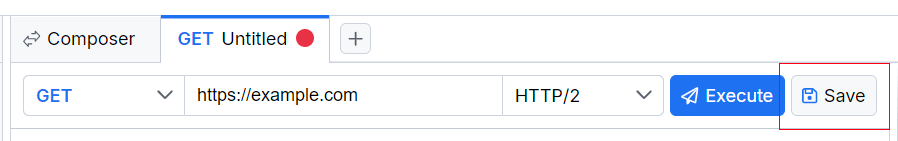 Save an API request collection