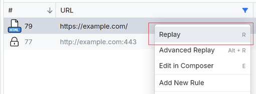 One-time replay for sessions