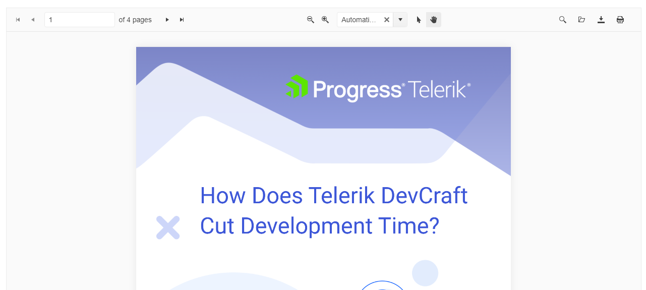 Kendo UI for jQuery PDFViewer Overview