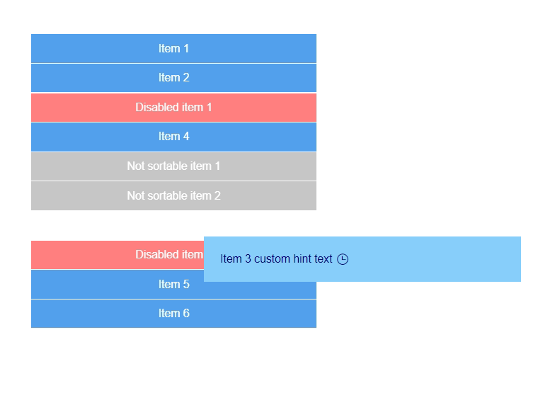 Kendo UI for jQuery Sortable Overview