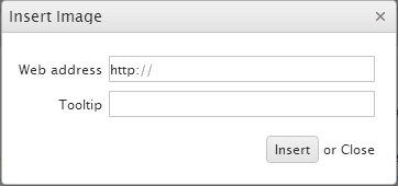 Kendo UI for jQuery Editor Insert Image Dialog