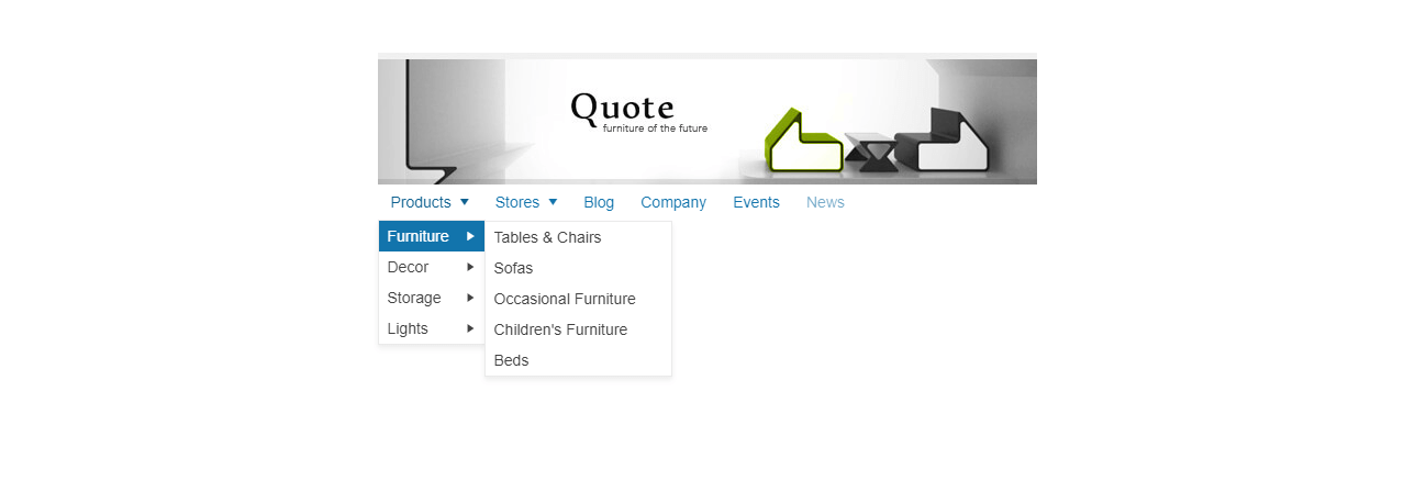 Kendo UI for jQuery Menu Overview