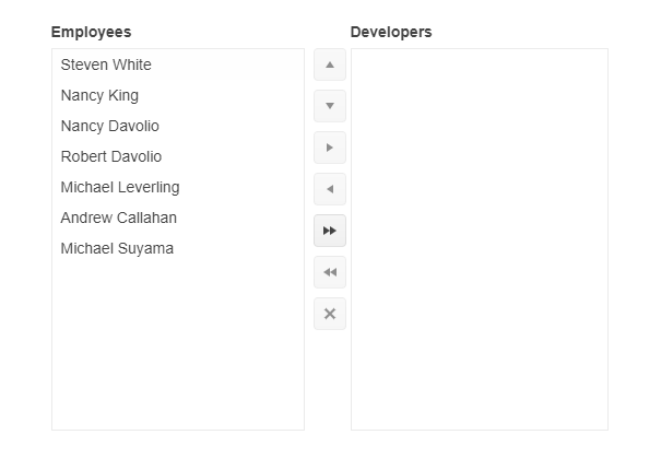 Kendo UI for jQuery ListBox Overview