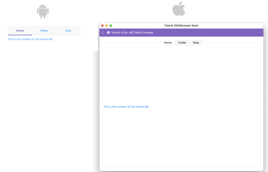 .NET MAUI TabView Getting Started
