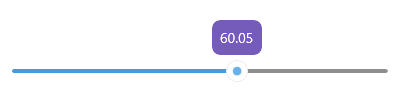 Telerik Slider for .NET MAUI Tooltip