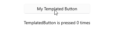 .NET MAUI TemplatedButton Pressed Event