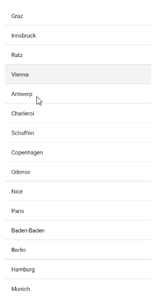 Telerik .NET MAUI CollectionView .NET MAUI CollectionView ItemTapped