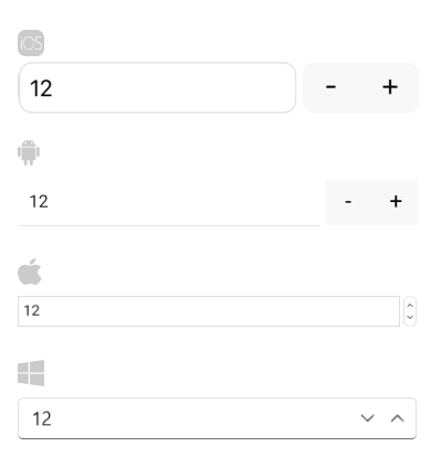 .NET MAUI NumericInput Value