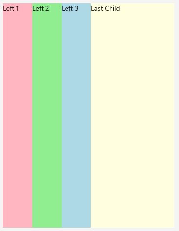 DockLayout Elements on one side