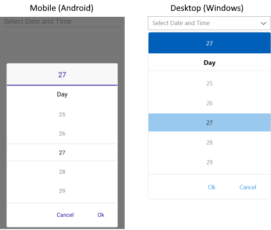 DateTimePicker Spinner Format