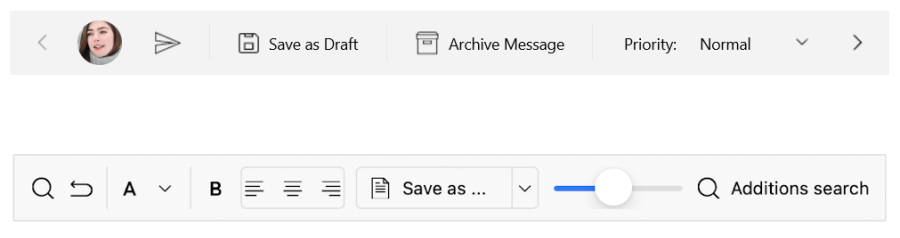 Toolbar Overview .NET MAUI Toolbar Overview