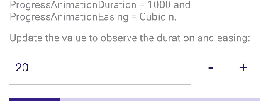 .NET MAUI ProgressBar Animation Duration and Easing