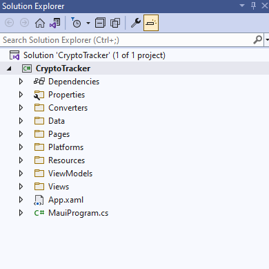 Telerik UI .NET MAUI CryptoTracker App