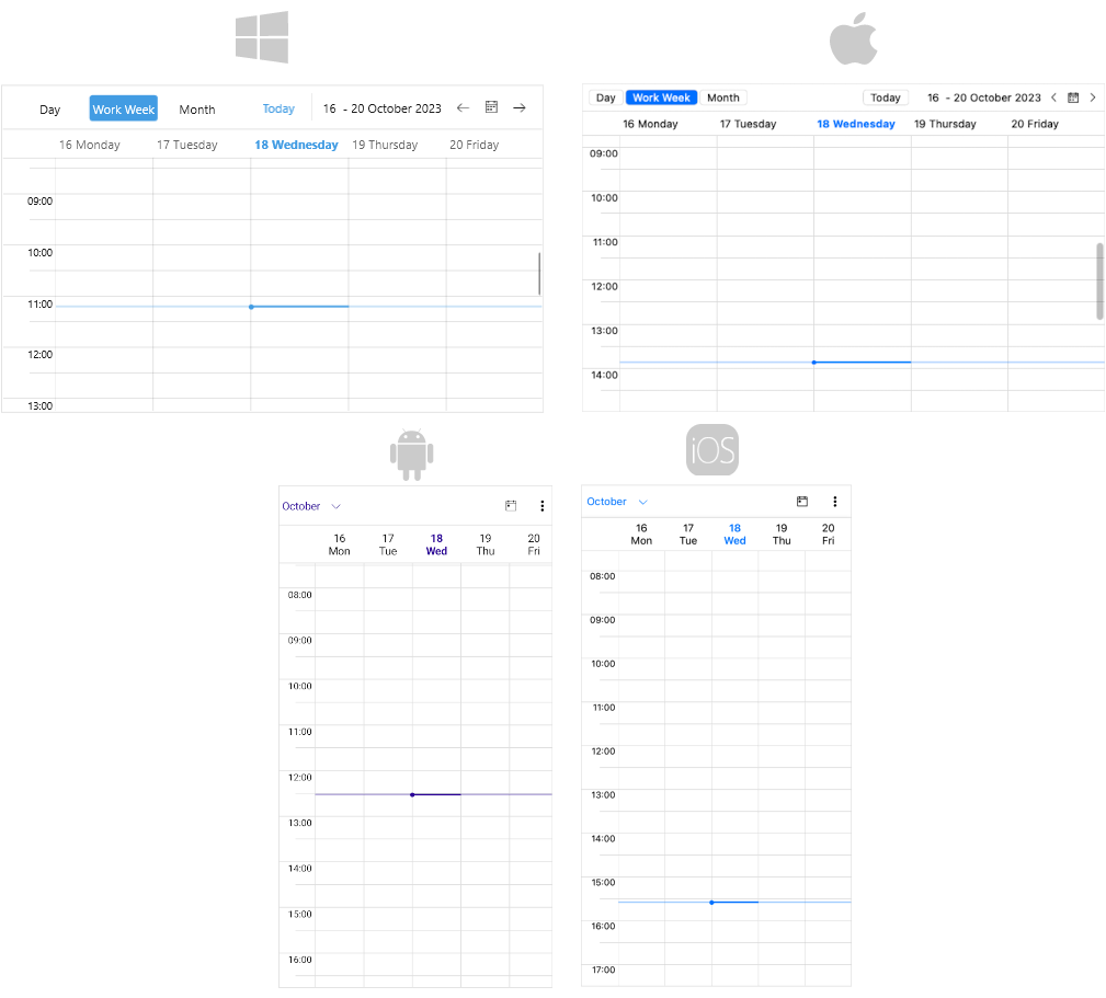 .NET MAUI Scheduler Getting Started