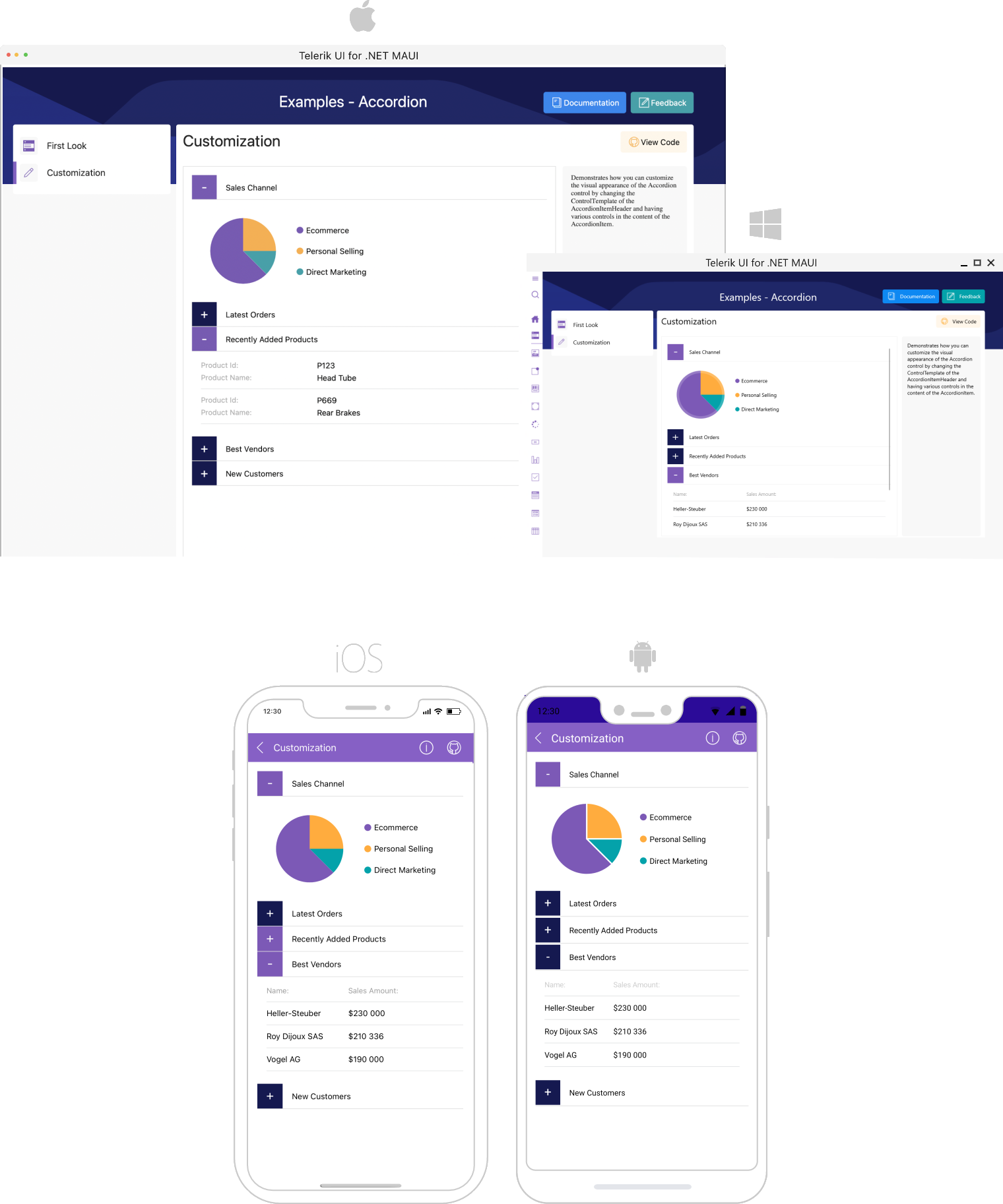 .NET MAUI Accordion Overview