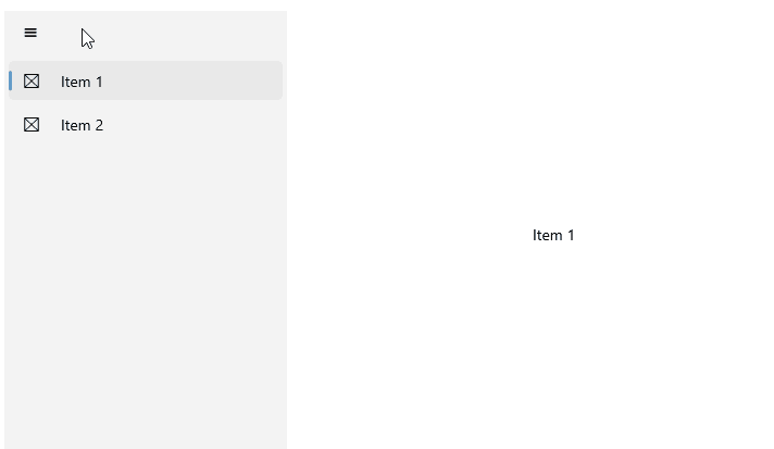Telerik UI for .NET MAUI NavigationView Expanded DisplayMode