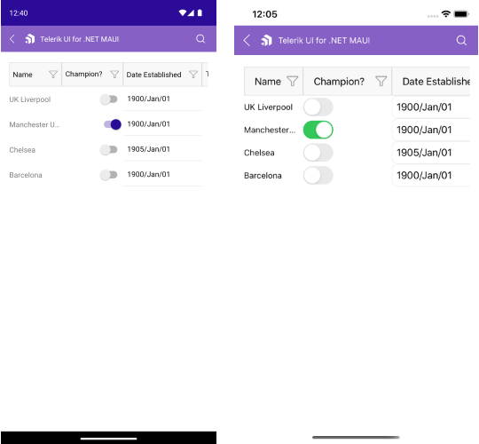 DataGrid Cell Content Template