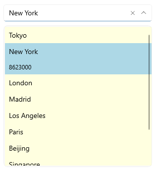 .NET MAUI ComboBox Item and SelectedItem Templates