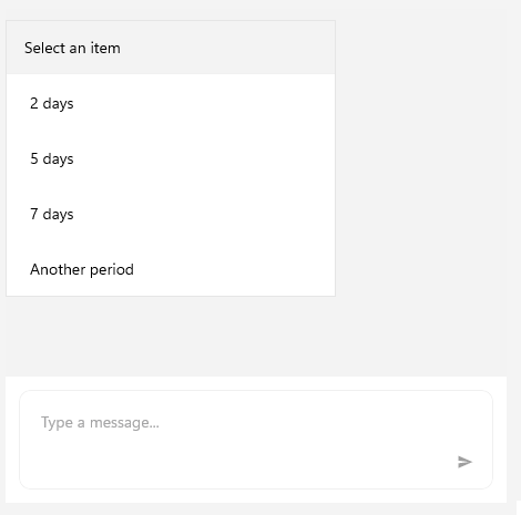 .NET MAUI Chat Message