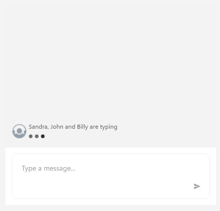 .NET MAUI Chat with typing indicator