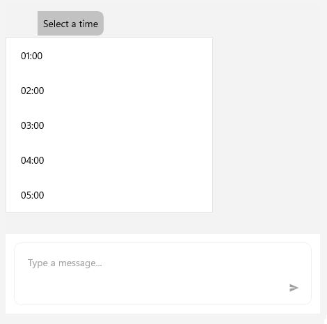 .NET MAUI Chat Message