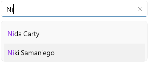 AutoComplete Highlight Customization