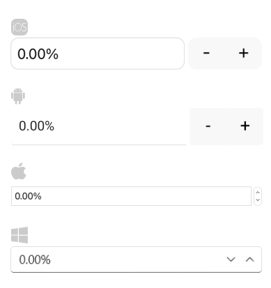 NumericInput String Format
