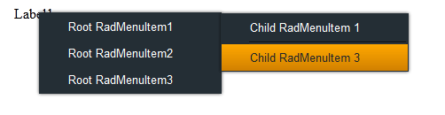 RadContextMenu