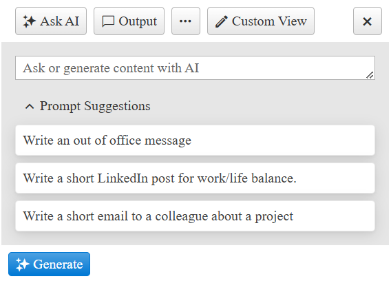 "WebForms AIPrompt Overview"