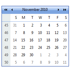 RadCalendar
