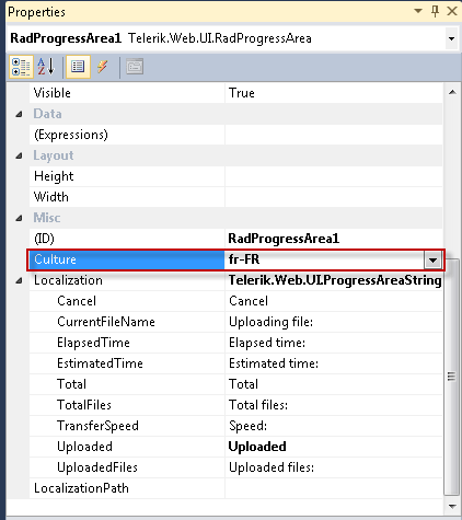 upload localization culture area
