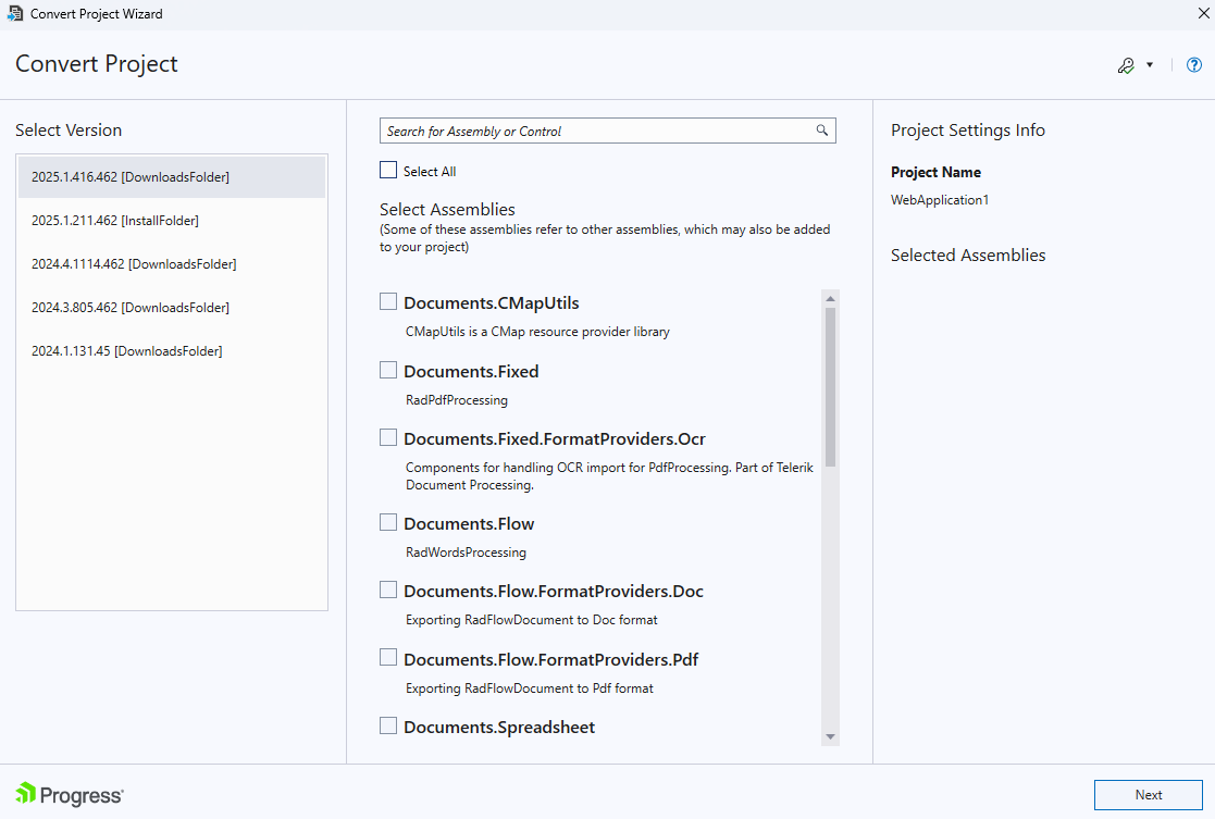 introduction-vsx convertwizard versions