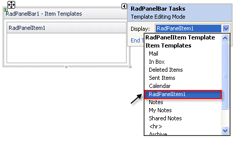 Template Editing Mode