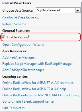Enable Paging Enable Paging
