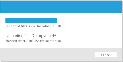 upload custom progress monitor