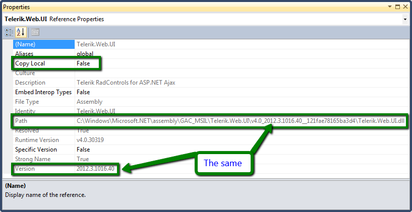 webapplication gac reference